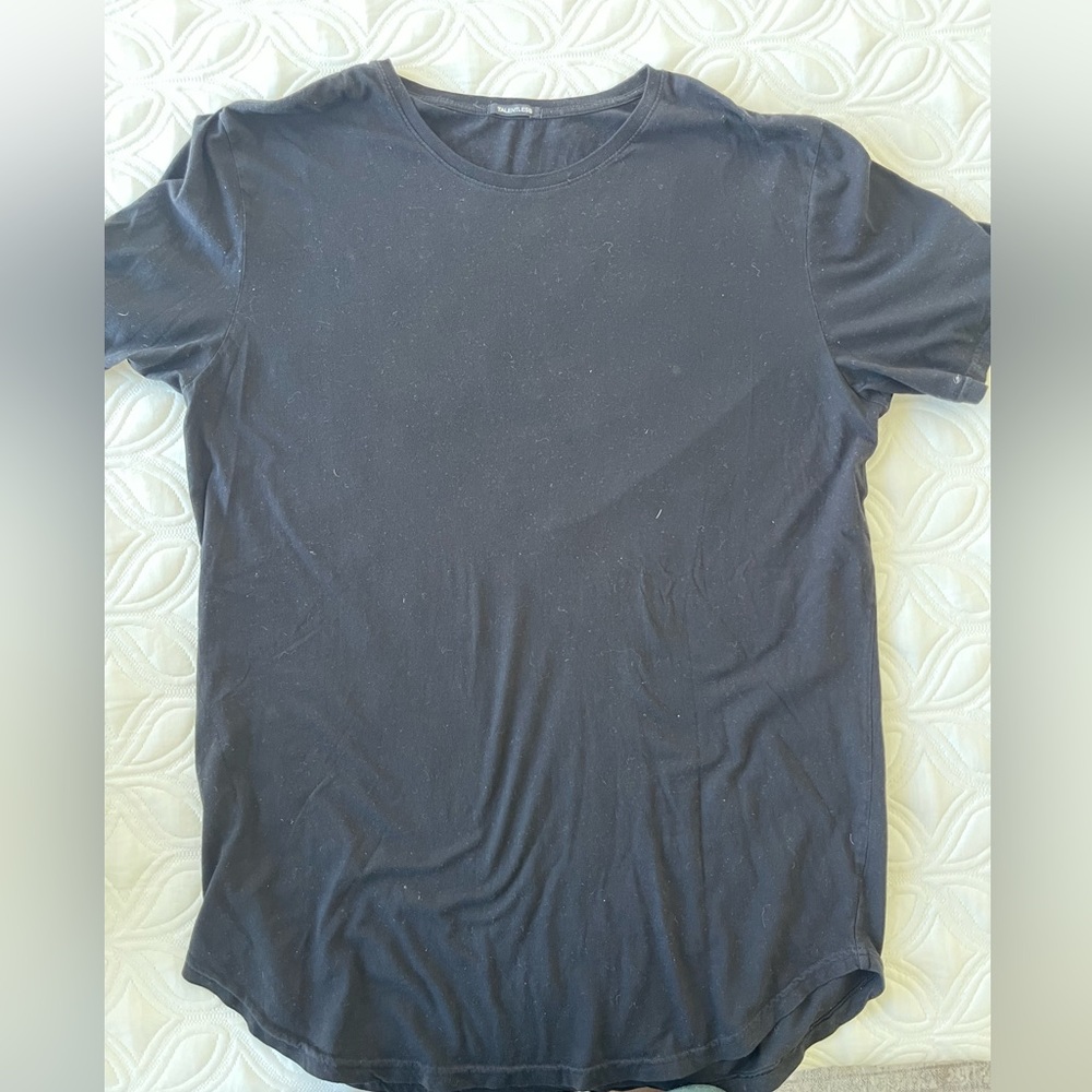 Talentless Black Scallop Tee - L
